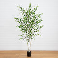 7’ Artificial Birch Tree Home Decor. Retail